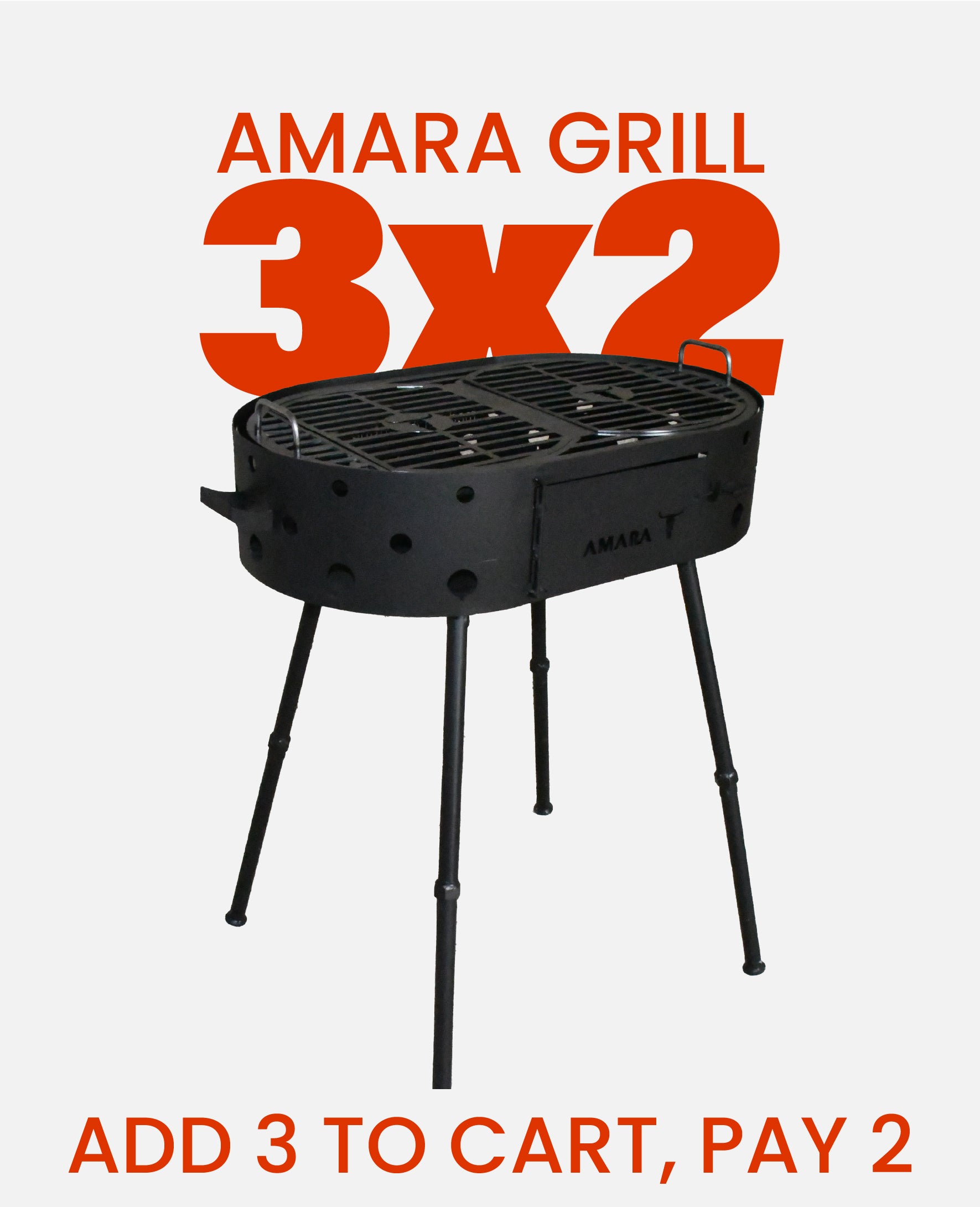 3x2 AMARA GRILL