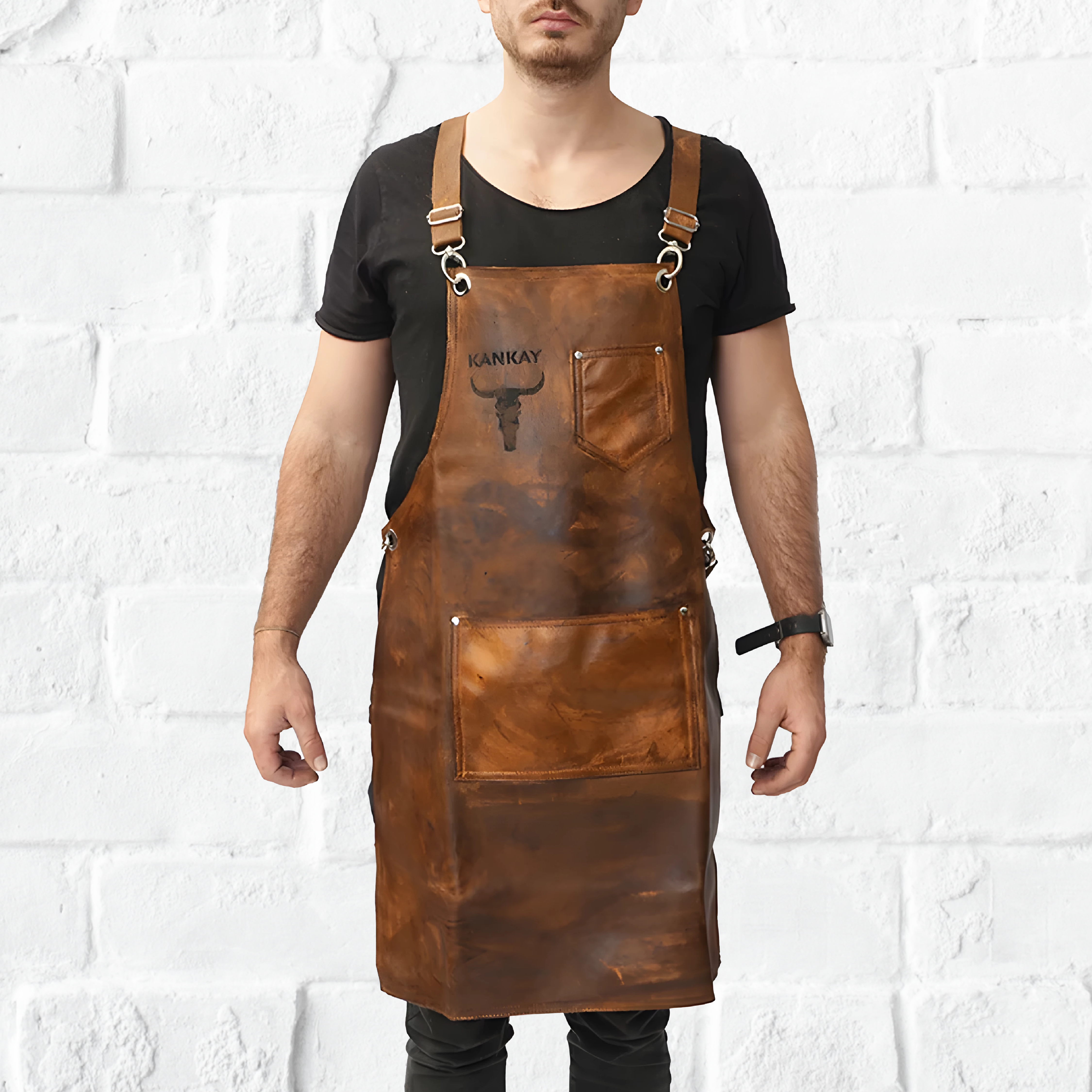 100% Argentinian-Leather Apron