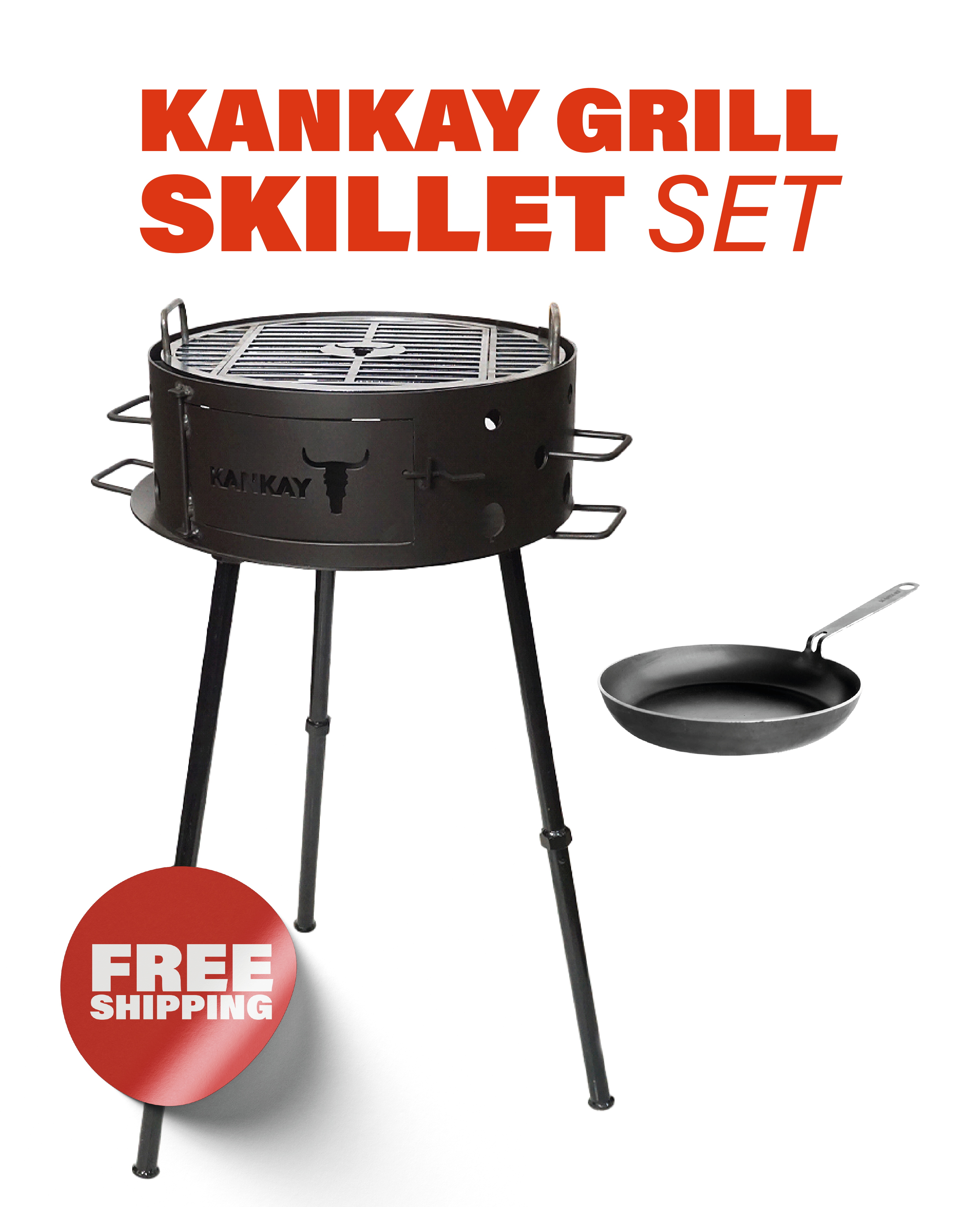 Kankay Grill + Skillet SET