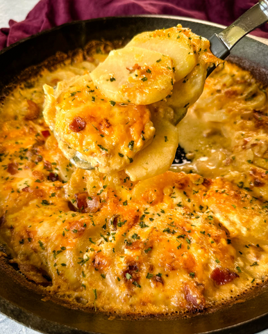 Kankay: Gratin Potatoes Instructions Banner